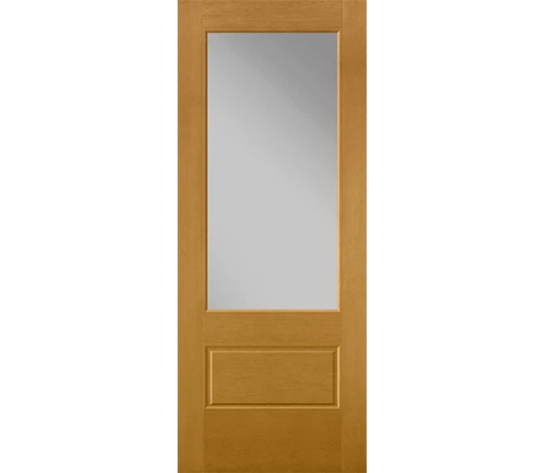 Cheyenne 3 Quaters Light Fiberglass Entry Door