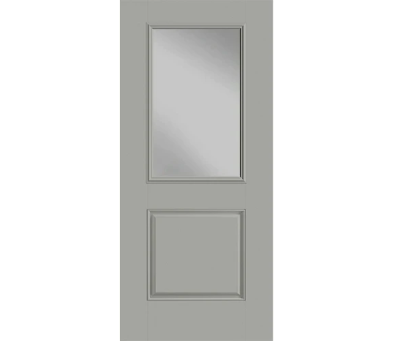 Cheyenne Half Light 1 Panel Fiberglass Entry Door