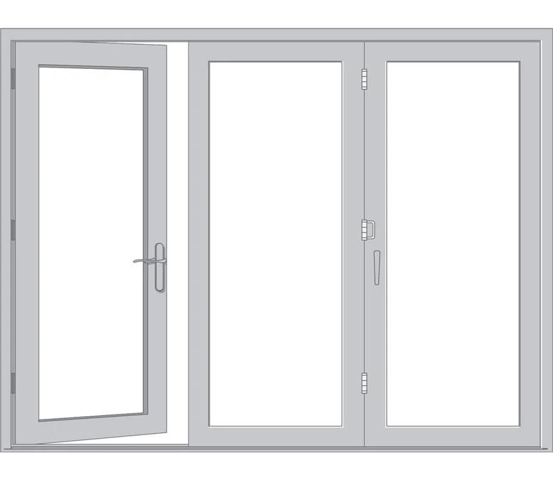 Cheyenne Pella Architect Reserve Series Contemporary Bifold Patio Door