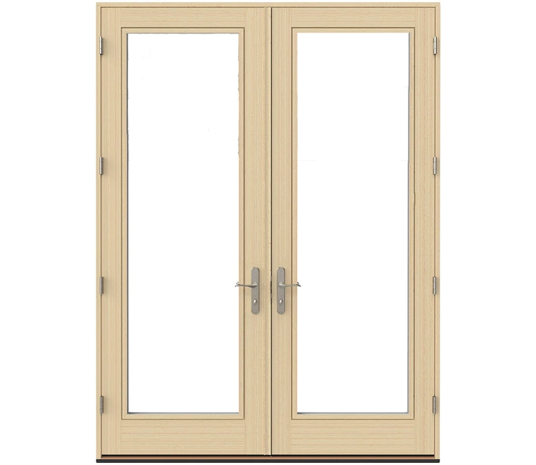 Cheyenne Pella Lifestyle Series Wood Double Hinged Patio Doors