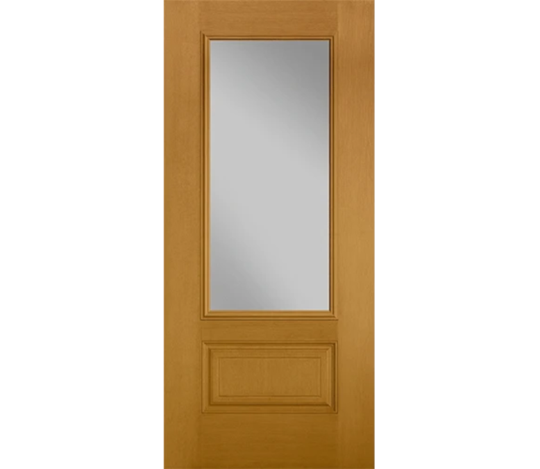 Cheyenne Three Quaters light Fiberglass Entry Door